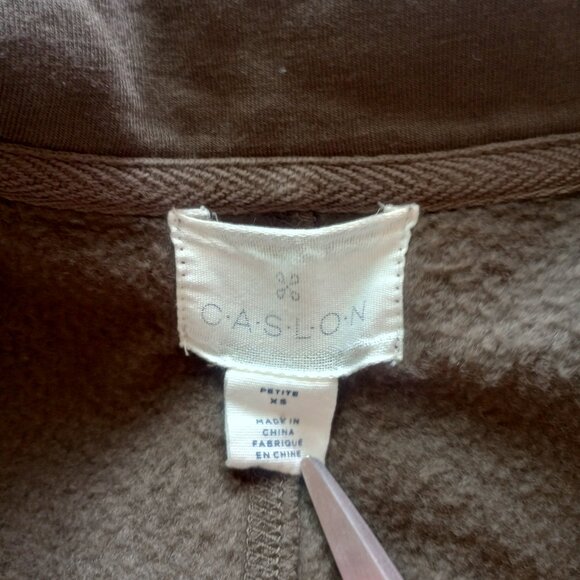 90s Y2K Olive Green Soft Unique Lightweight Jacket Blazer Caslon - Picture 2 of 6